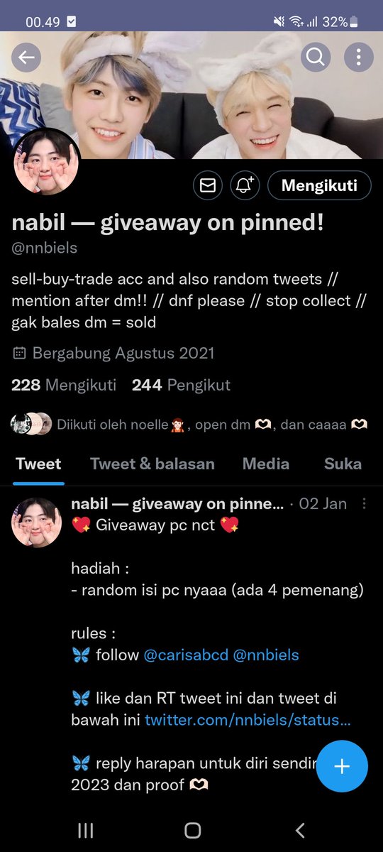 randmthng's tweet photo. @nnbiels @carisabcd semoga semua berjalan dengan lancar di tahun ini, diberikan kesehatan, bahagia dan rezeki yang berlimpah. bisa nntn tds 2 juga!💚 smga dpt pc jeno🥲aamiin https://t.co/irDfC0nVIg