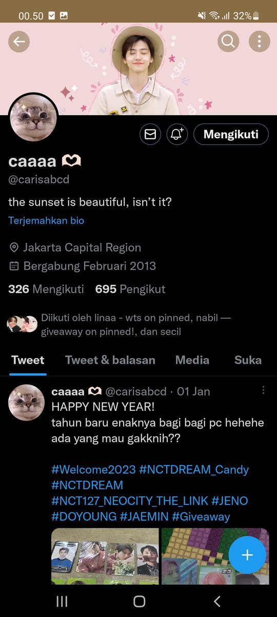 randmthng's tweet photo. @nnbiels @carisabcd semoga semua berjalan dengan lancar di tahun ini, diberikan kesehatan, bahagia dan rezeki yang berlimpah. bisa nntn tds 2 juga!💚 smga dpt pc jeno🥲aamiin https://t.co/irDfC0nVIg