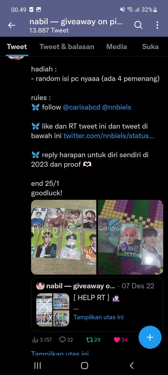 randmthng's tweet photo. @nnbiels @carisabcd semoga semua berjalan dengan lancar di tahun ini, diberikan kesehatan, bahagia dan rezeki yang berlimpah. bisa nntn tds 2 juga!💚 smga dpt pc jeno🥲aamiin https://t.co/irDfC0nVIg