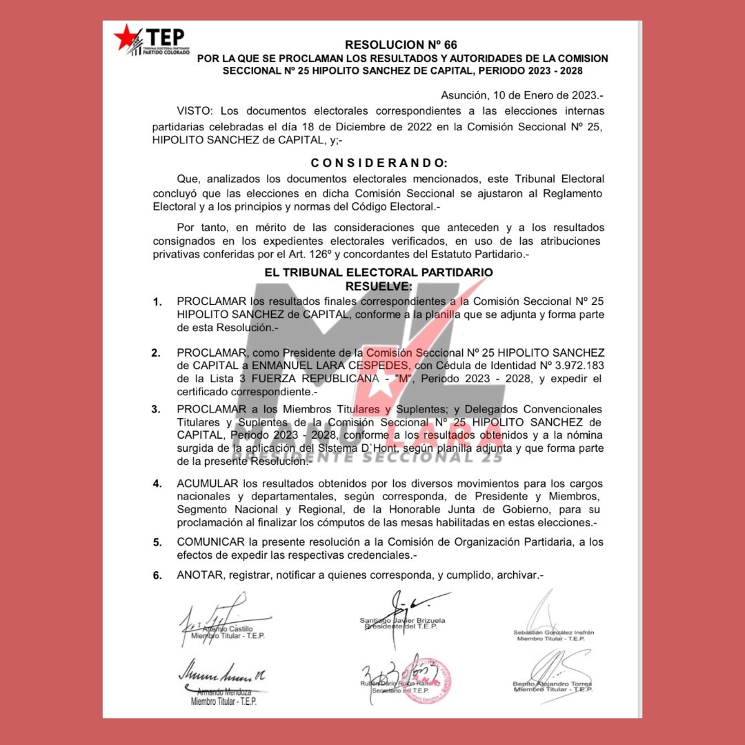 manularapy's tweet image. 🚩🇵🇾 Asumimos el compromiso de la renovación partidaria, tomamos la bandera del servicio y de las instituciones republicanas, para honrar el legado de los que nos antecedieron y dejar un precedente para las generaciones futuras.

¡Gracias a todos los que confiaron en nosotros!