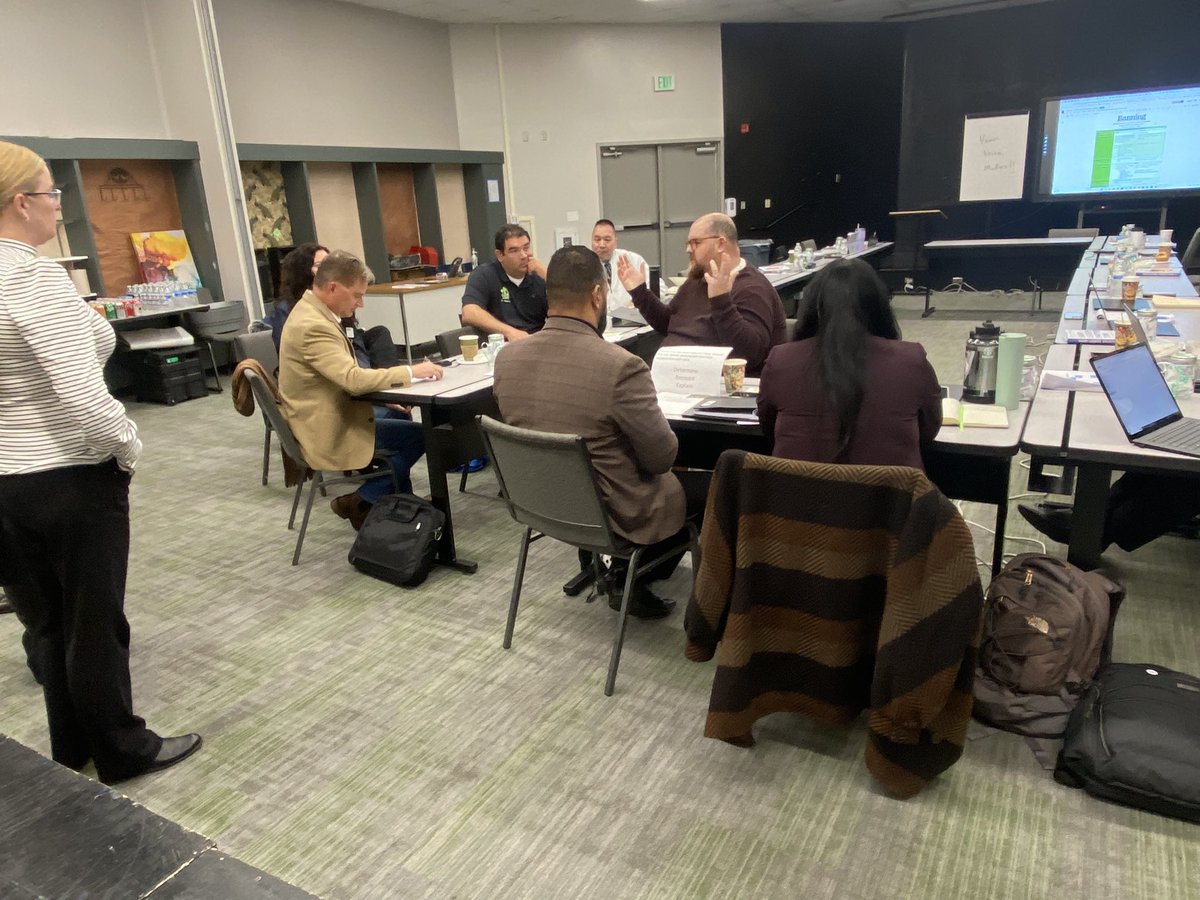 tdav8's tweet photo. Excellent interactive Principal’s meeting with the @BanningSchool Leadership Team. Our book study and Power Clinic @OrendaEd was a great start to the week. https://t.co/yWPQiMU18P