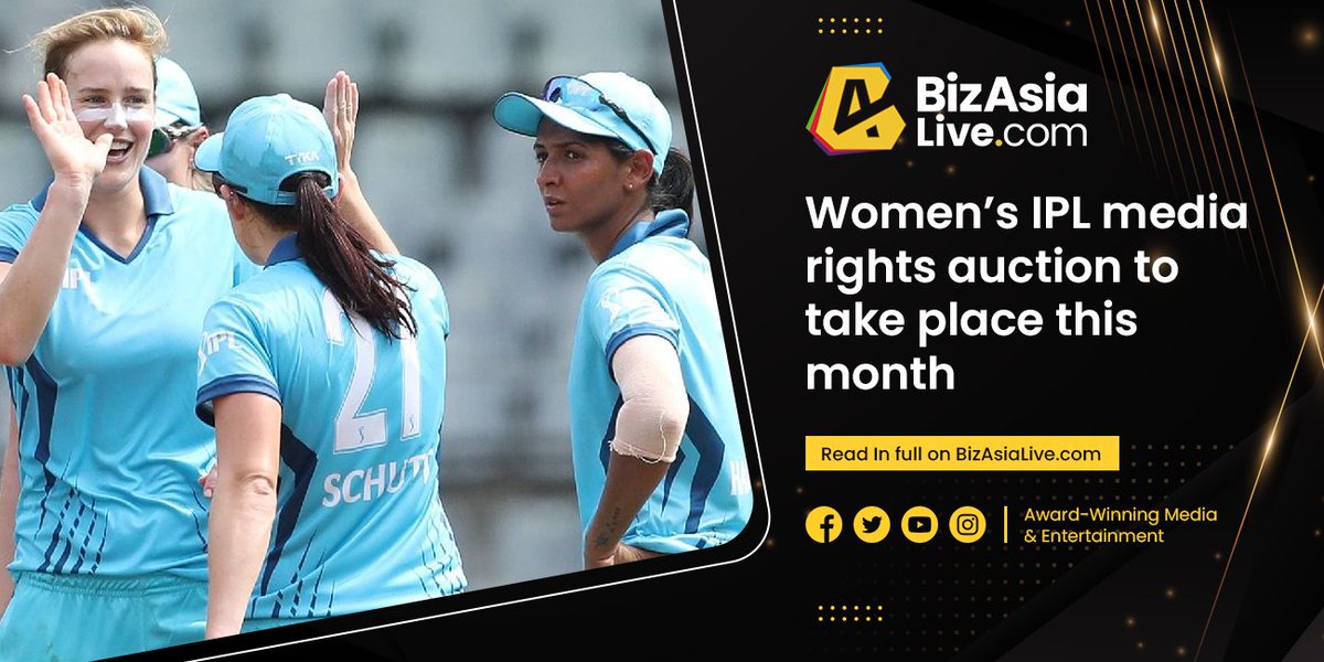BizAsiaLive's tweet photo. #ICYMI | Women's IPL media rights auction set to take place this month
▶ Read here: https://t.co/B3DOP0kXi2
#IPLRights | #WomensIPL https://t.co/0fAFi9OsrQ