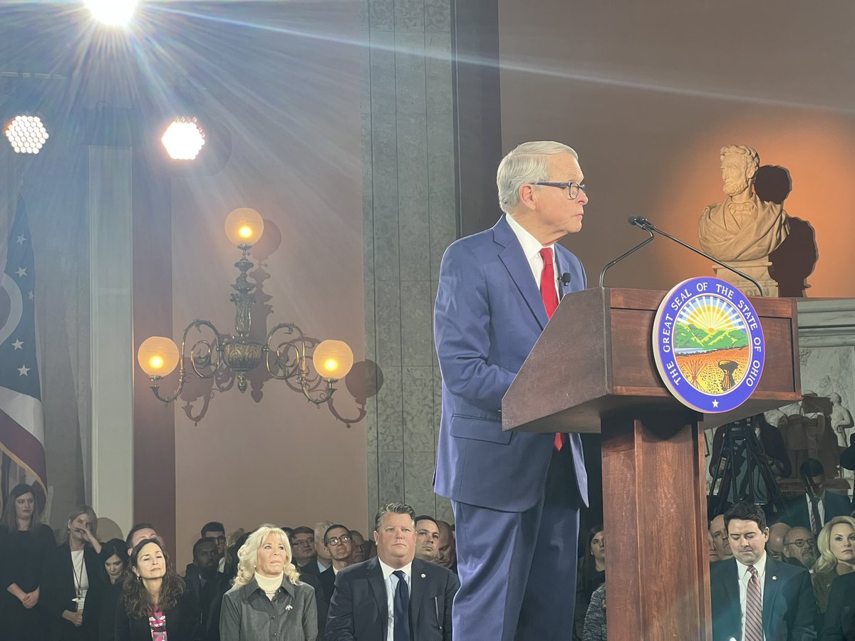 To my fellow citizens of Ohio, thank you for the trust and responsibility you’ve given me, and thank you for giving us time to continue to work for you as we tackle our state’s unfinished business. #OHInaugural2023