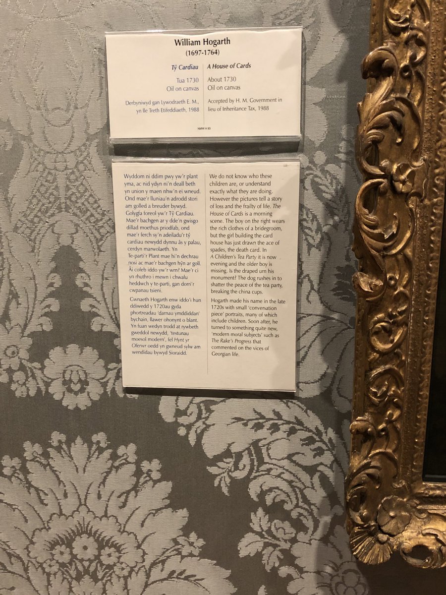 Barb_Drummond's tweet photo. #WilliamHogarth eloped with his wife. They had no children but in summer they had kids from #FoundlingHospital to stay with them at #Chiswick. He painted them being naughty, which is wonderful #CardiffMuseum https://t.co/F7CC2v8Sut