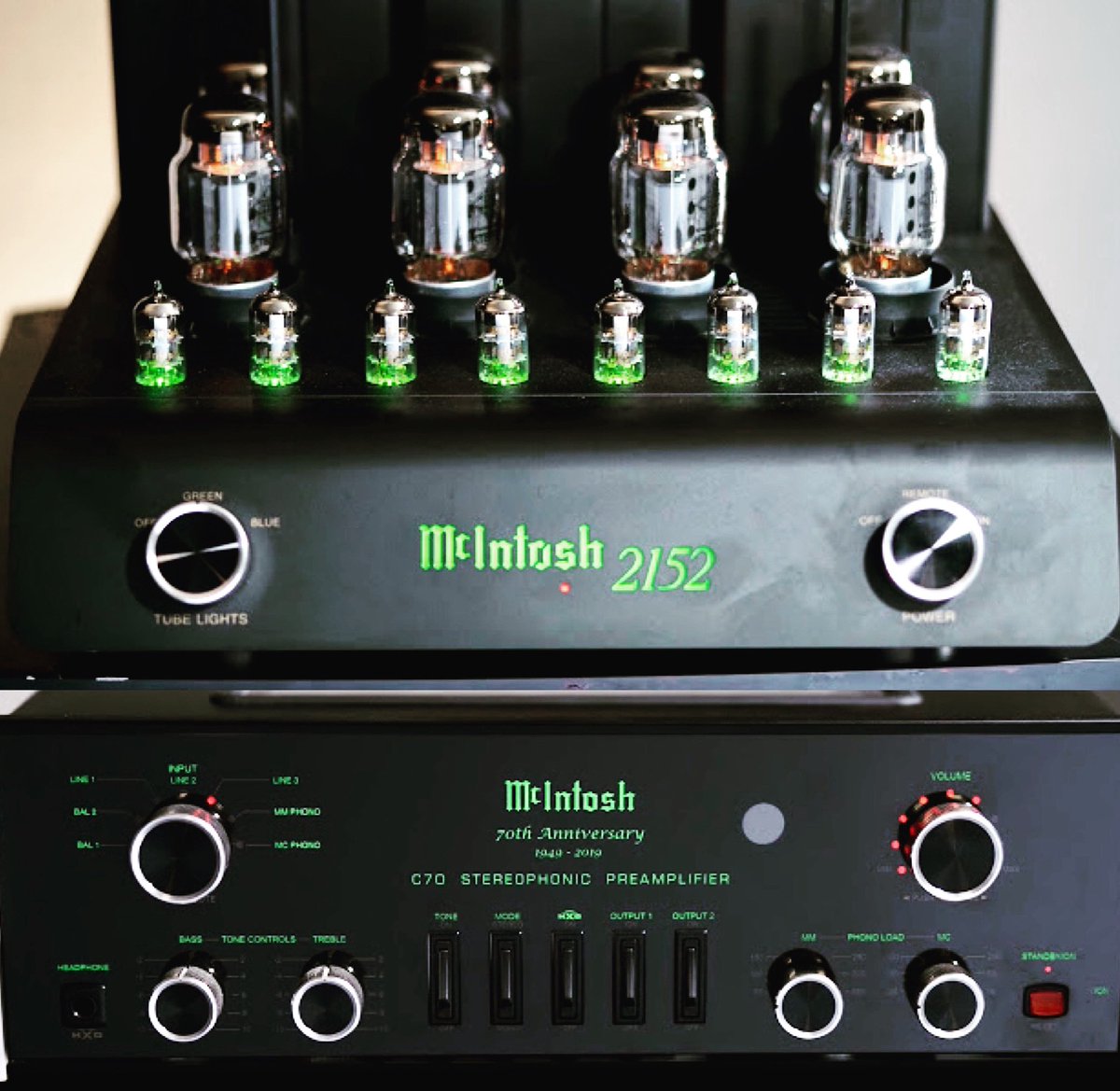 audioexch1's tweet photo. 70th Anniversary set lightly used. Tube Power (MC2152) and matching Tube Pre (C70)
Local pick up only. Come see Donny for availability and pricing. https://t.co/tNvxxaaZeX
