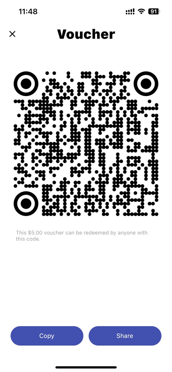 sudonym_app's tweet image. New Feature Alert: Redeem Vouchers!

First person to scan this QR gets $5!

Download the beta app- 
App Store:
testflight.apple.com/join/0iNabINA
