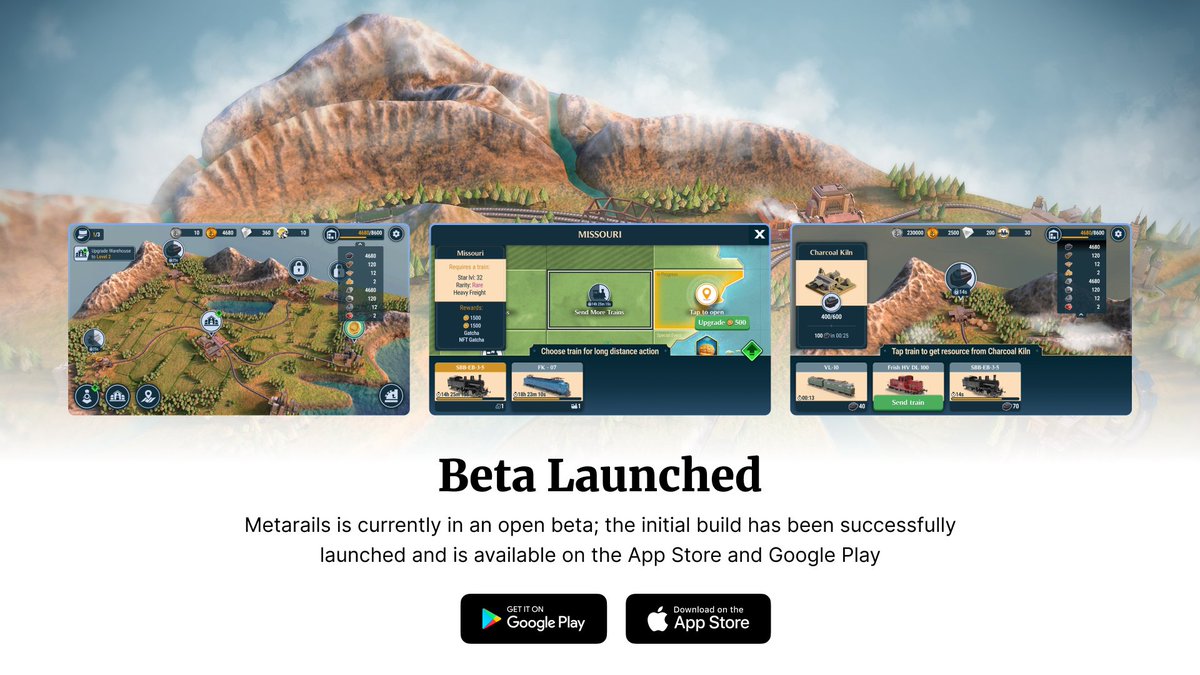 Metarails tweet media