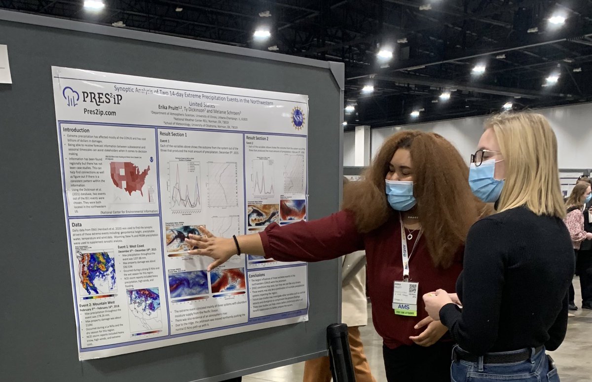 Our Pres2ip undergraduate researchers presented yesterday at the #AMS2023 student conference! 
More presentations to come!