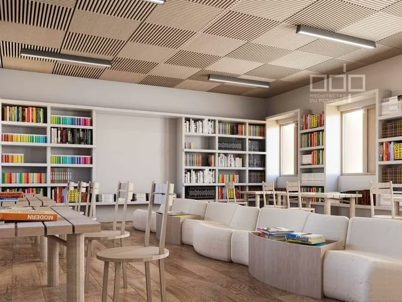 ArchiduPossible's tweet photo. Projet de rénovation de la bibliothèque du CEG1 DJOUGOU,nord BÉNIN.
Nous sommes à la fois architectes, architectes d’intérieur et designers. Nous aimons le grand, mais aussi le petit.Pour une petite boutique de 15 m² ou une villa ou un immeuble, nous en abordons tous les aspects. https://t.co/irCYe2xsbw