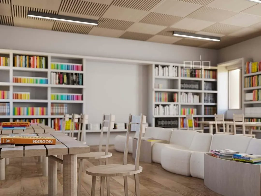 ArchiduPossible's tweet photo. Projet de rénovation de la bibliothèque du CEG1 DJOUGOU,nord BÉNIN.
Nous sommes à la fois architectes, architectes d’intérieur et designers. Nous aimons le grand, mais aussi le petit.Pour une petite boutique de 15 m² ou une villa ou un immeuble, nous en abordons tous les aspects. https://t.co/irCYe2xsbw