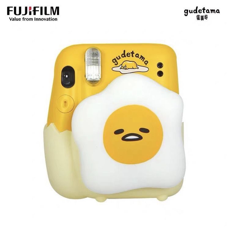 sanriodaily's tweet photo. gudetama instant camera and case 💫 https://t.co/nEguKI270r