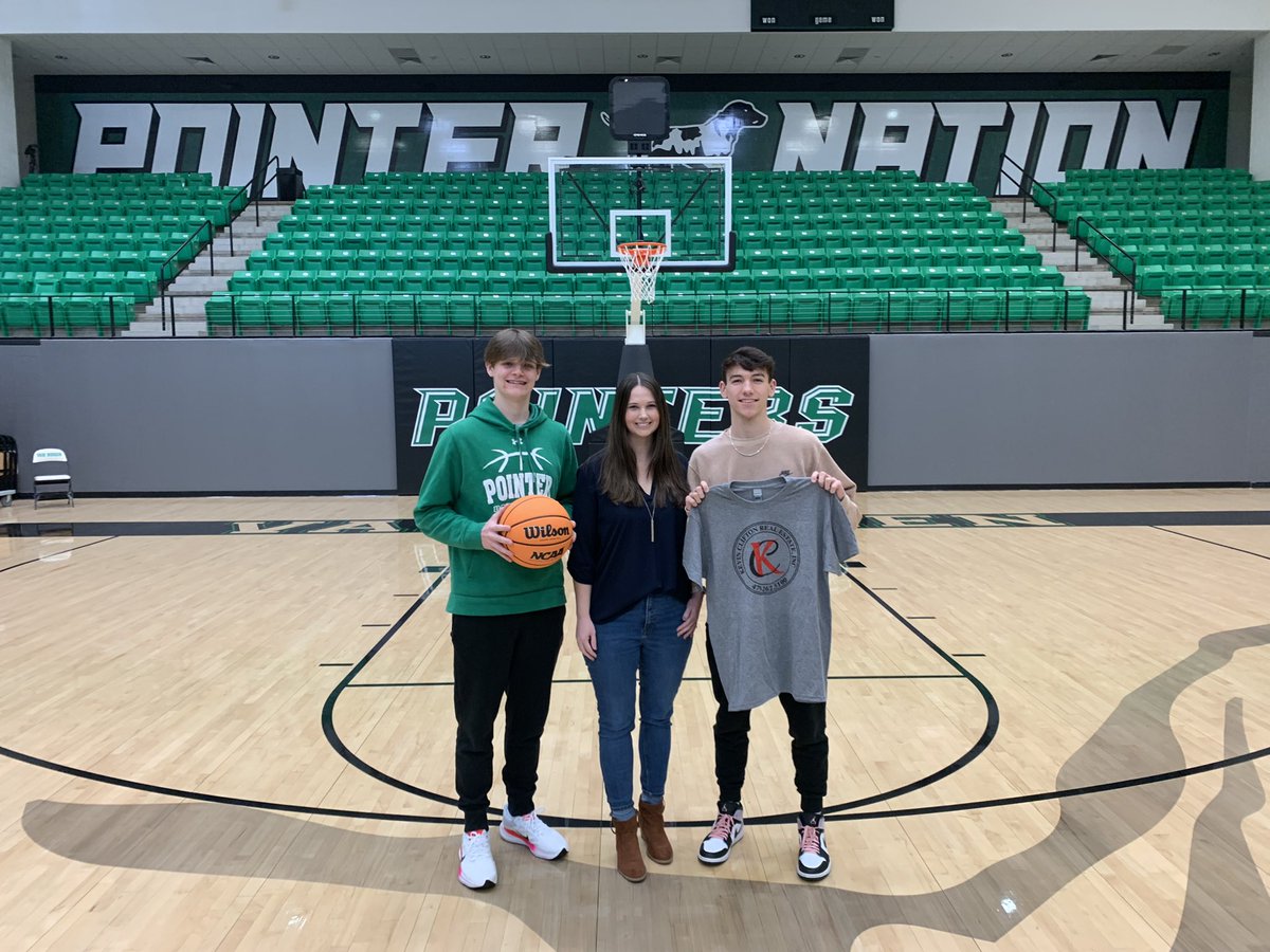 Drew Brasuell - 6’0” Junior
Glavine McDonald - 6’3” Junior

at Greenbrier
DB-20 pts. (8-15 FG) / 2 steals
GM-11 r / 4 a / 2 charges

KEVIN CLIFTON REAL ESTATE
<a href="/KrishaMyers/">Krisha Myers</a> 
Pointer Players of the Week

Thank you to Krisha Myers and Kevin Clifton for the support!!

#PointerPremier