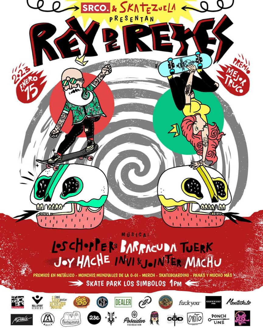 VampyLunaEntert's tweet photo. Una vez más el #skateboarding  #Caraqueño y la #Musica  se unen para traerte un #evento sin igual este #domingo 15 de #Enero2023 .Un día de #skate  y música para encontrarnos y disfrutar el año nuevo premiando al mejor truco en la categoría femenino, masculino y junior. #ccs https://t.co/bkIOzTwHKE
