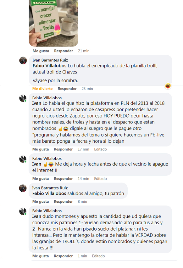 fabiovillalobo5's tweet photo. @sasa_costa_rica @elmundocr @i_barrantes @sasa_costa_rica es que mi entrañable @i_barrantes estaba muy ocupado defendiendo el TROLL y evitando a toda costa que se supiera que su colega #PAClovers lo pretendía el PLN.
Pero el ataque articulado PLN-FA-Prensa al final les exploto en la cara, tal como YO lo dije desde !! https://t.co/nMJw1CEcBu