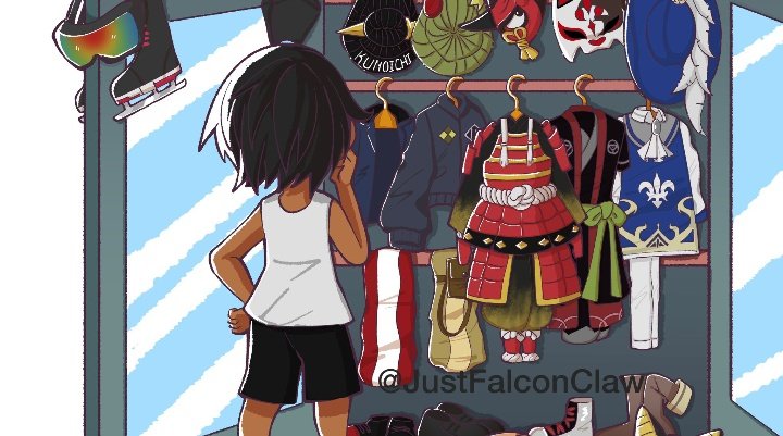 NinjalaCommPpl's tweet photo. The Ninjala Community person of the day is @JustFalconClaw. Multifandom, Ex-Competitive Sushi Axe Support &amp; Radiance Member. Not as active but you can usually find him queued up messing around with his other friends.

Comment “🏀” if you support this user. https://t.co/uWP1qLLqLo