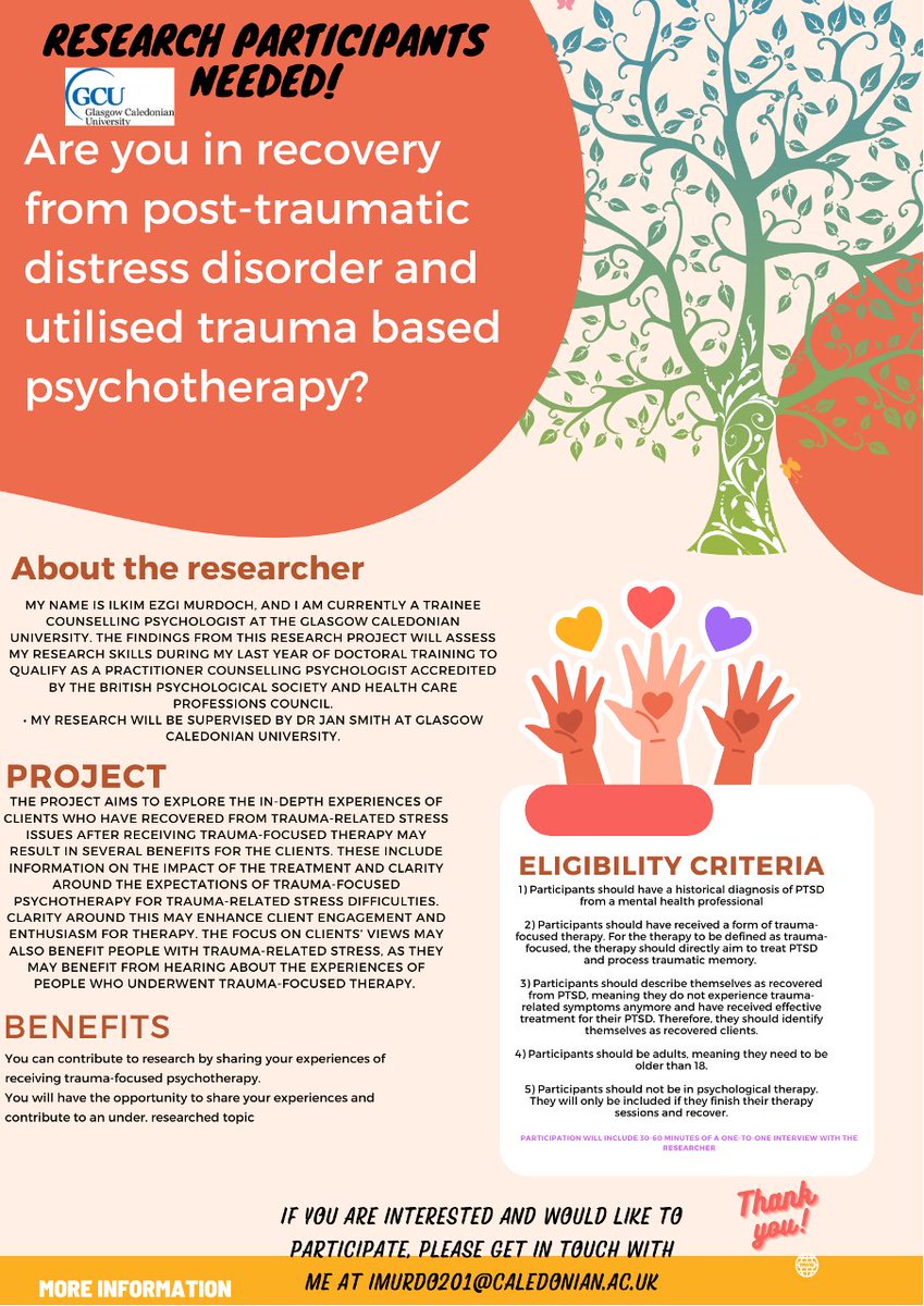 TraineeEzgi's tweet photo. @survivorstrust Can you help me to recruit participants for my research? https://t.co/JPNRhloTGJ