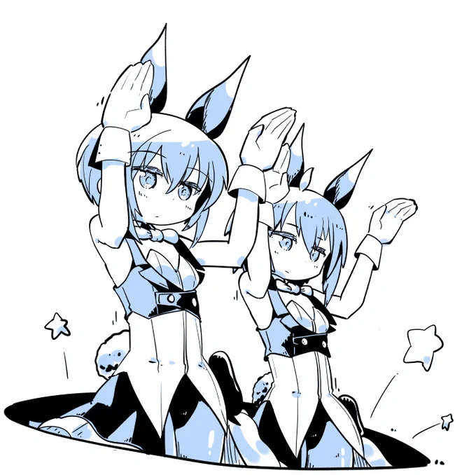 素直クールバニーも好き… #アリスギアお絵かき 