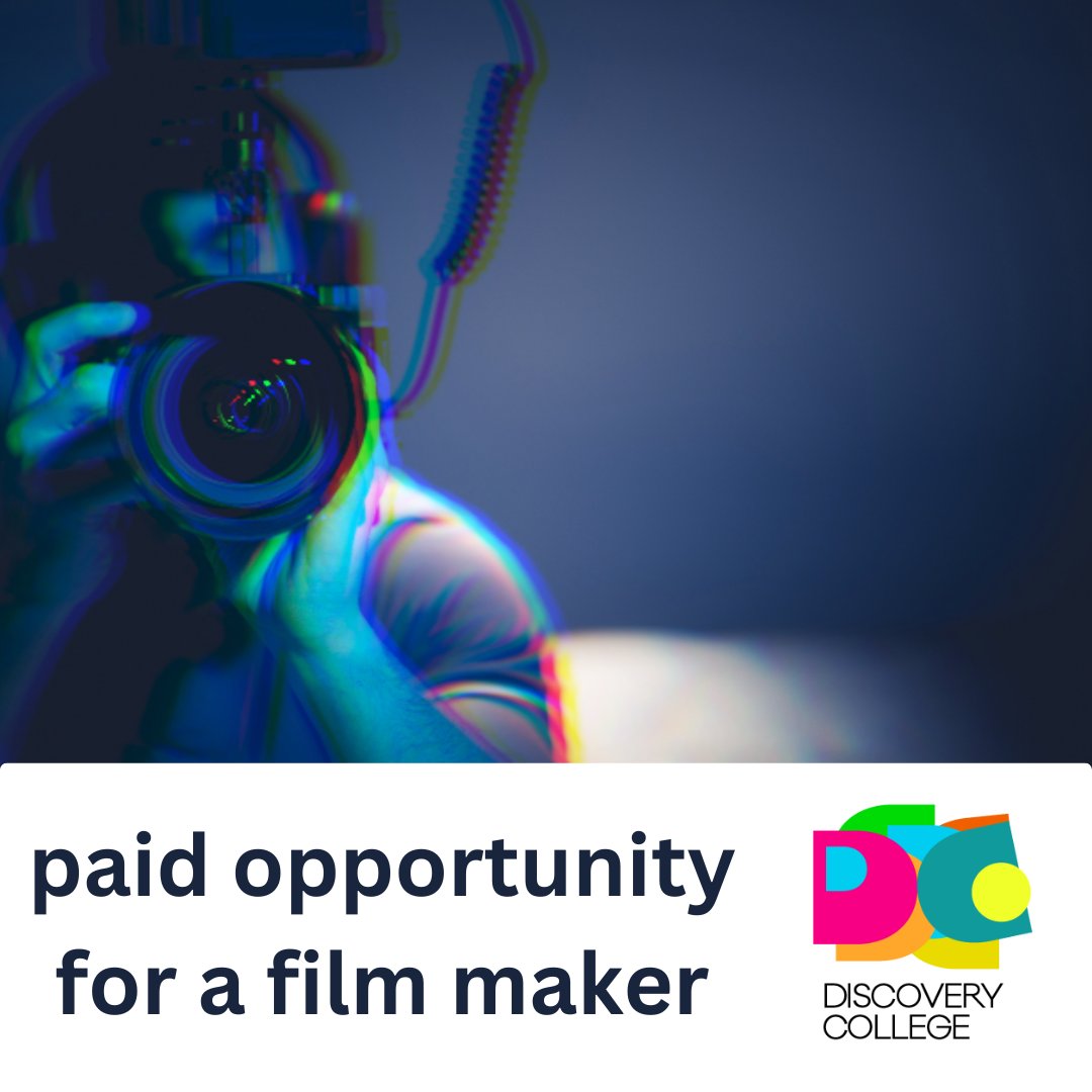 Culture Shift &amp; <a href="/withoutstigma/">SPFT - No longer in use</a> is looking for a film maker for a series of short films to celebrate the work of Discovery College.  Someone with experience of working with young people and, ideally an understanding of mental health.

For more info: cultureshift.org.uk/workopportunit…