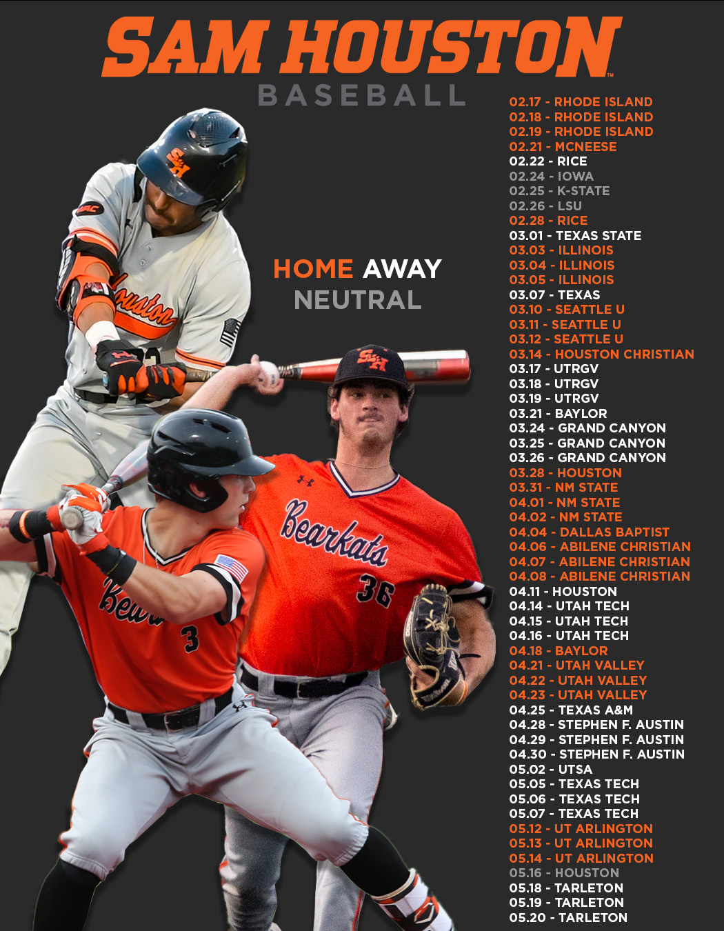 Sam Houston Baseball (BearkatsBSB) / Twitter