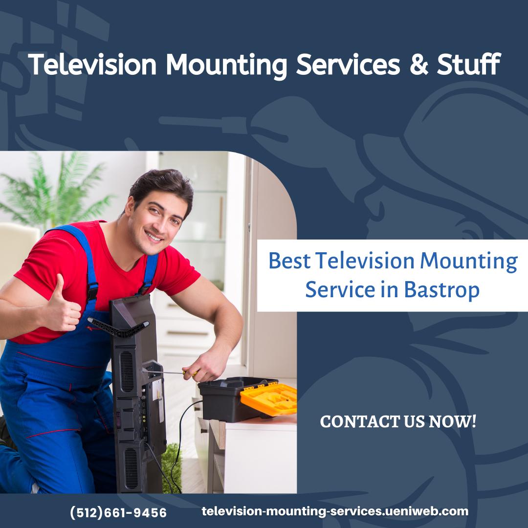 #TelevisionMountingServicesStuff is the best #television mounting service in Bastrop and we can't wait to help you.

Contact us now and enjoy your movie experience to a whole new level today!

#TelevisionMountingServicesStuff #tvwallmounting #tvinstallation