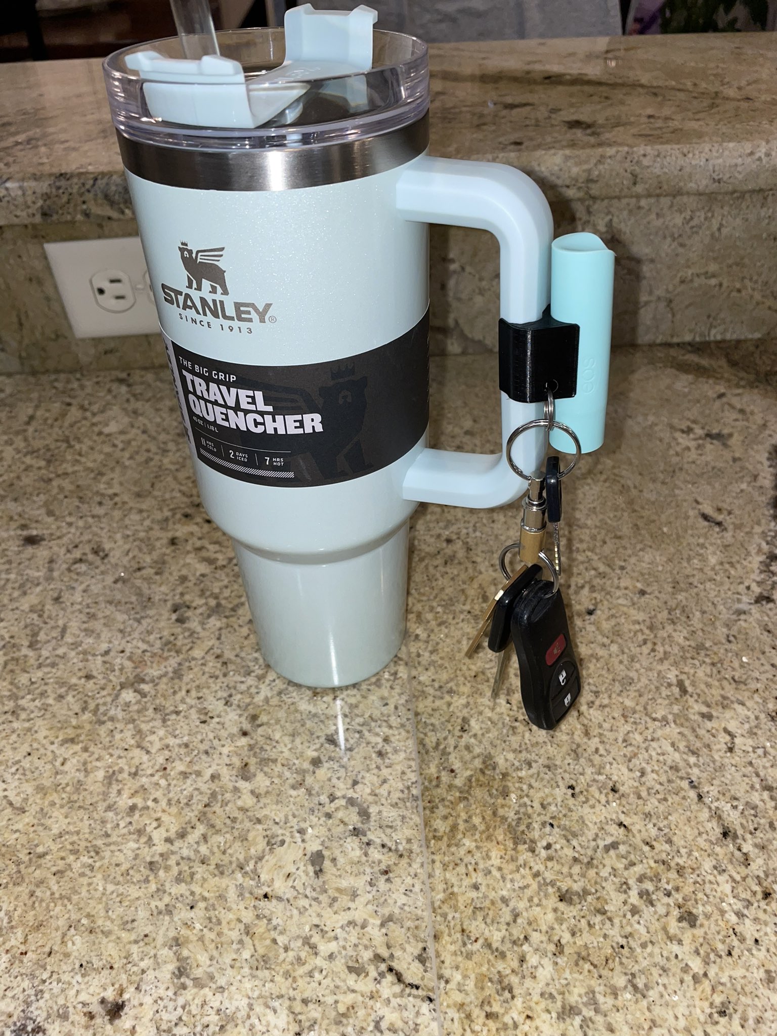 Randen Plattner on X: If you or a loved one have a Stanley or Yeti cup  with a handle and would benefit from a chapstick holder, feel free to check  out my