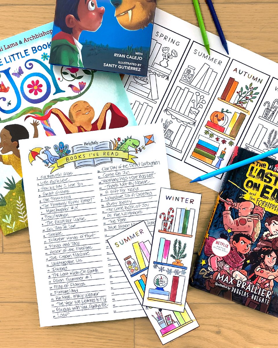 Who doesn’t love a great bookmark? How about one that doubles as a book tracker?! These printable bookmarks and trackers from <a href="/ReadBrightly/">Brightly</a> are a fun way to help kids keep on top of their reading goals: bit.ly/Brightly-Bookm… 🔖