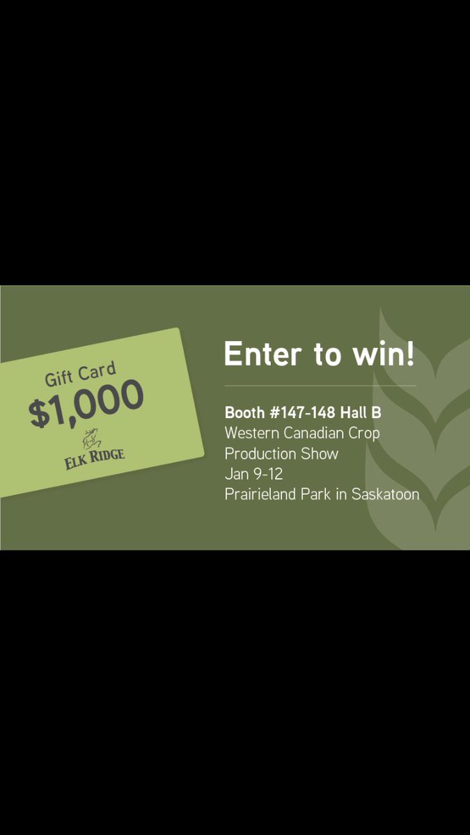 Day 1 of @WCCPS_SK is underway! Stop by our booth in Hall B, have a conversation with one of our advisors and enter to win a $1000 gift card to @ElkRidgeResort