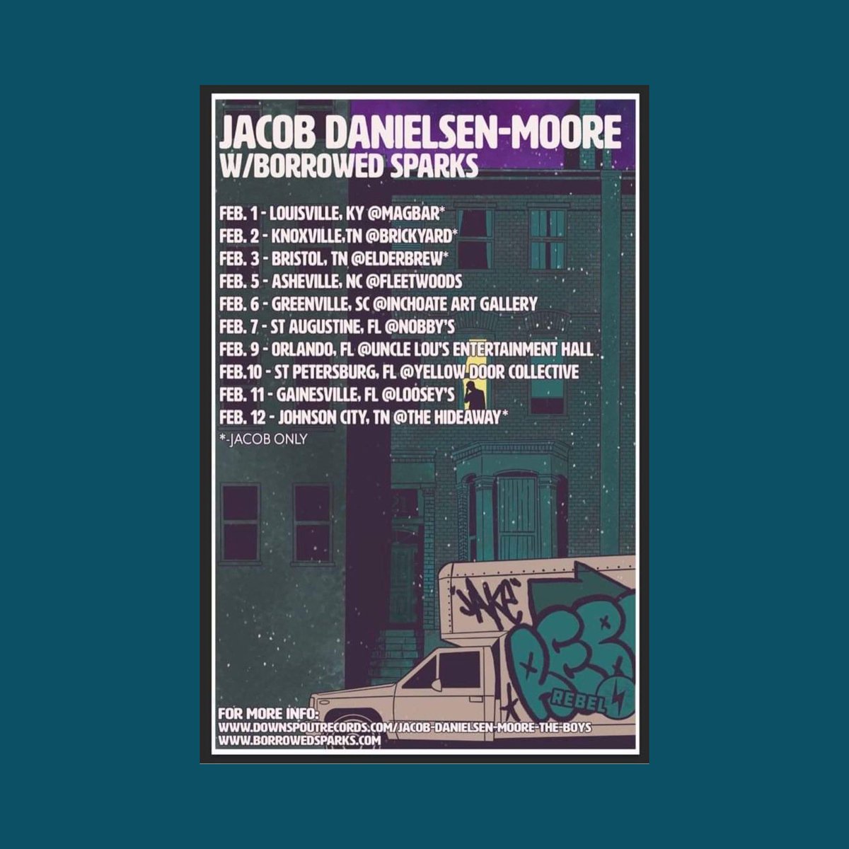 Hitting the road for some solo shows with my buddy Jacob Danielsen-Moore! Come out and say hey! I don’t get to do this as much as I used to so you better believe these shows will be special!