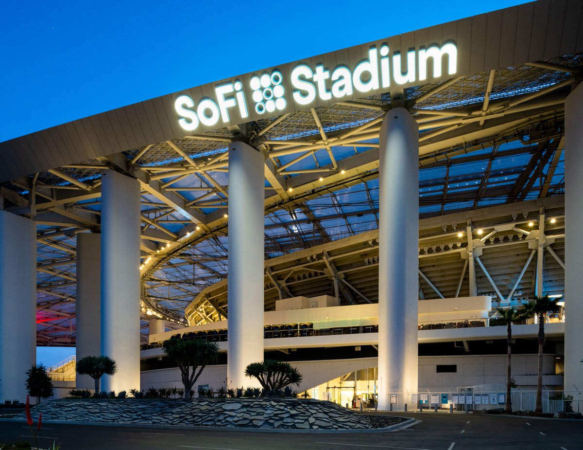 WeAreDI's tweet photo. Tonight, @GeorgiaFootball faces off against @TCUFootball in the @NCAA College Football Playoff National #Championship game. 

The biggest game takes place at @SoFiStadium, so we're excited to see some of our branding and signage on the grand stage. 🏈 🏆  #WeAreDI #Football https://t.co/9ymBlv1PTt