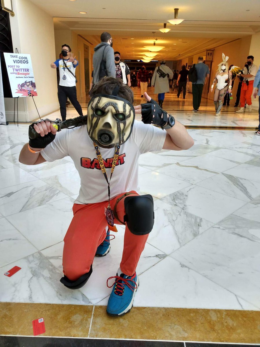 Ac1dRe1gn7's tweet photo. //day 1 - 4 of #MAGFest2023: Destiny Cyberpunk, Borderlands Psycho, and Ninja Brian of Ninja Sex Party with @Misha_Mayhem https://t.co/OutmzgiU2d