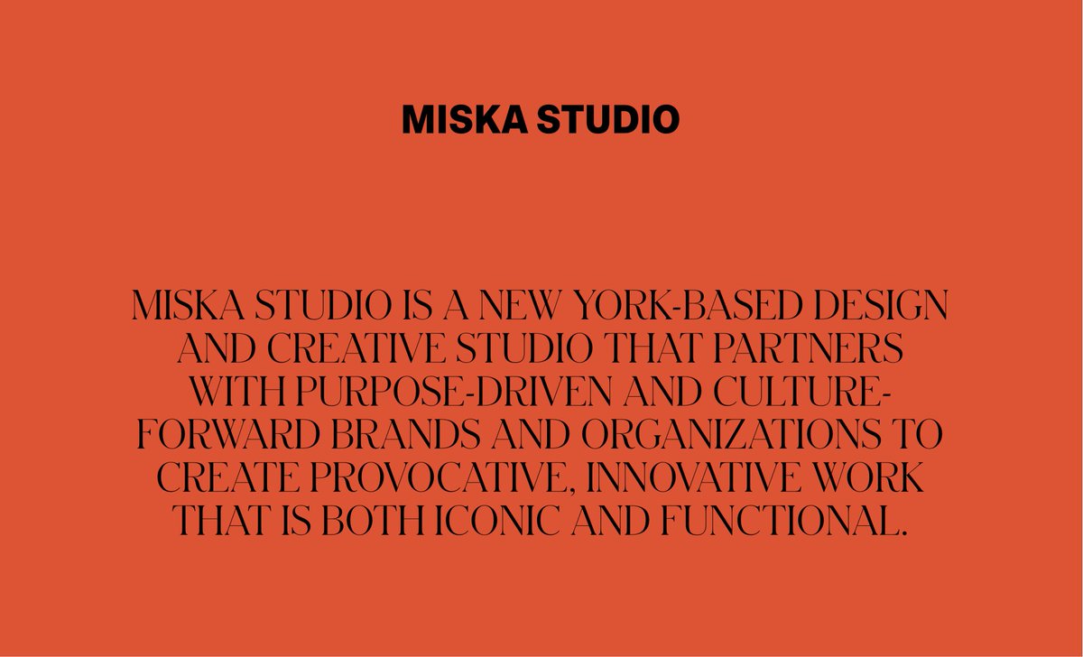 Would like to lend a huge shout out to my amazing wife Elena Miska for launching her own creative studio. Exciting things to come  miskastudio.com