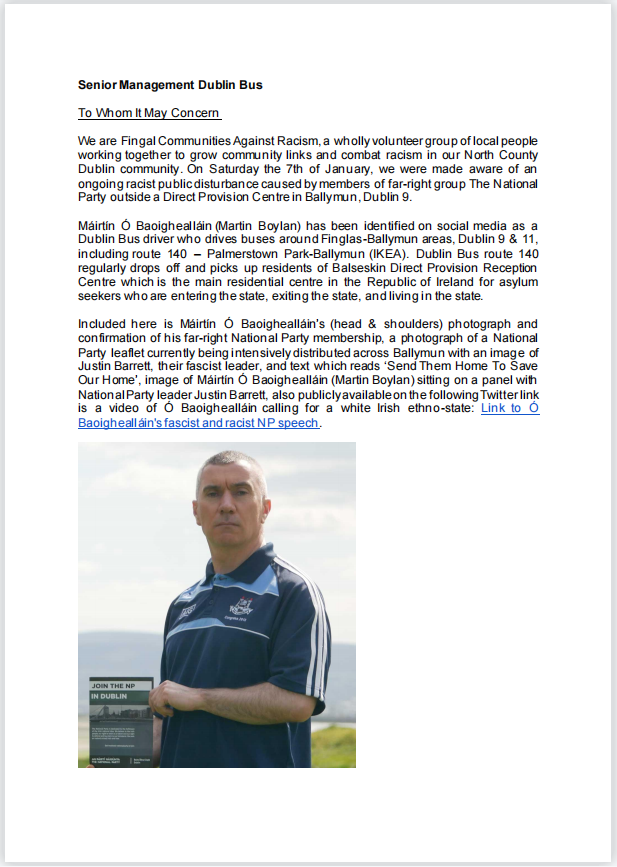 Fingal Communities Against Racism tweet media