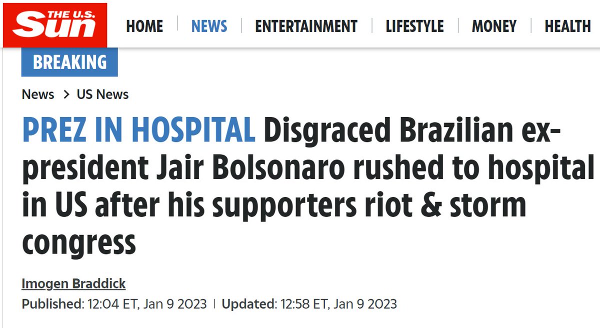 "Disgraced Brazilian ex-president".