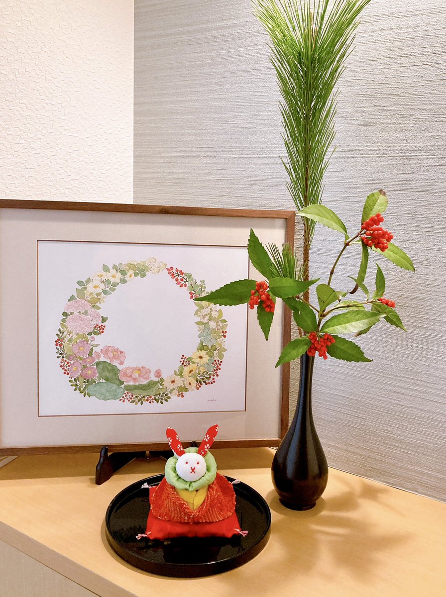 khr_i's tweet photo. お玄関のお出迎えうさこ🐇完成❣️

#夜鍋でお裁縫
#うさこ
#お出迎え https://t.co/HAh9OlLTDh