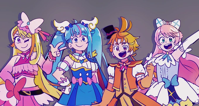 these are some of my favorite new cure designs in a while  #precure 
