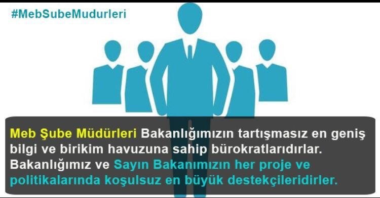 ahmet (@ahmetbasturkrt) on Twitter photo Kapsamlı ve zorlu bir görevde yükselme sınavı neticesinde atanan #MebSubeMudurleri her geçen gün sorumlulukları artıyorken, mali olarak geride kalmalarına anlam verememekte ve yetkililerden çözüm beklemektedirler.
<a href="/tcbestepe/">T.C. Cumhurbaşkanlığı</a>
<a href="/RTErdogan/">Recep Tayyip Erdoğan</a>
<a href="/tcmeb/">Millî Eğitim Bakanlığı</a> Kapsamlı ve zorlu bir görevde yükselme sınavı neticesinde atanan #MebSubeMudurleri her geçen gün sorumlulukları artıyorken, mali olarak geride kalmalarına anlam verememekte ve yetkililerden çözüm beklemektedirler.
<a href="/tcbestepe/">T.C. Cumhurbaşkanlığı</a>
<a href="/RTErdogan/">Recep Tayyip Erdoğan</a>
<a href="/tcmeb/">Millî Eğitim Bakanlığı</a>