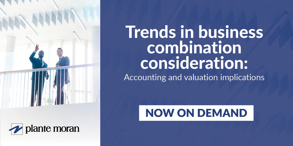 New payment structuring trends are significantly impacting the outcomes of #businesscombinations. Are you ready to implement the right strategies? Learn more in this on-demand webinar. okt.to/tJPp1r