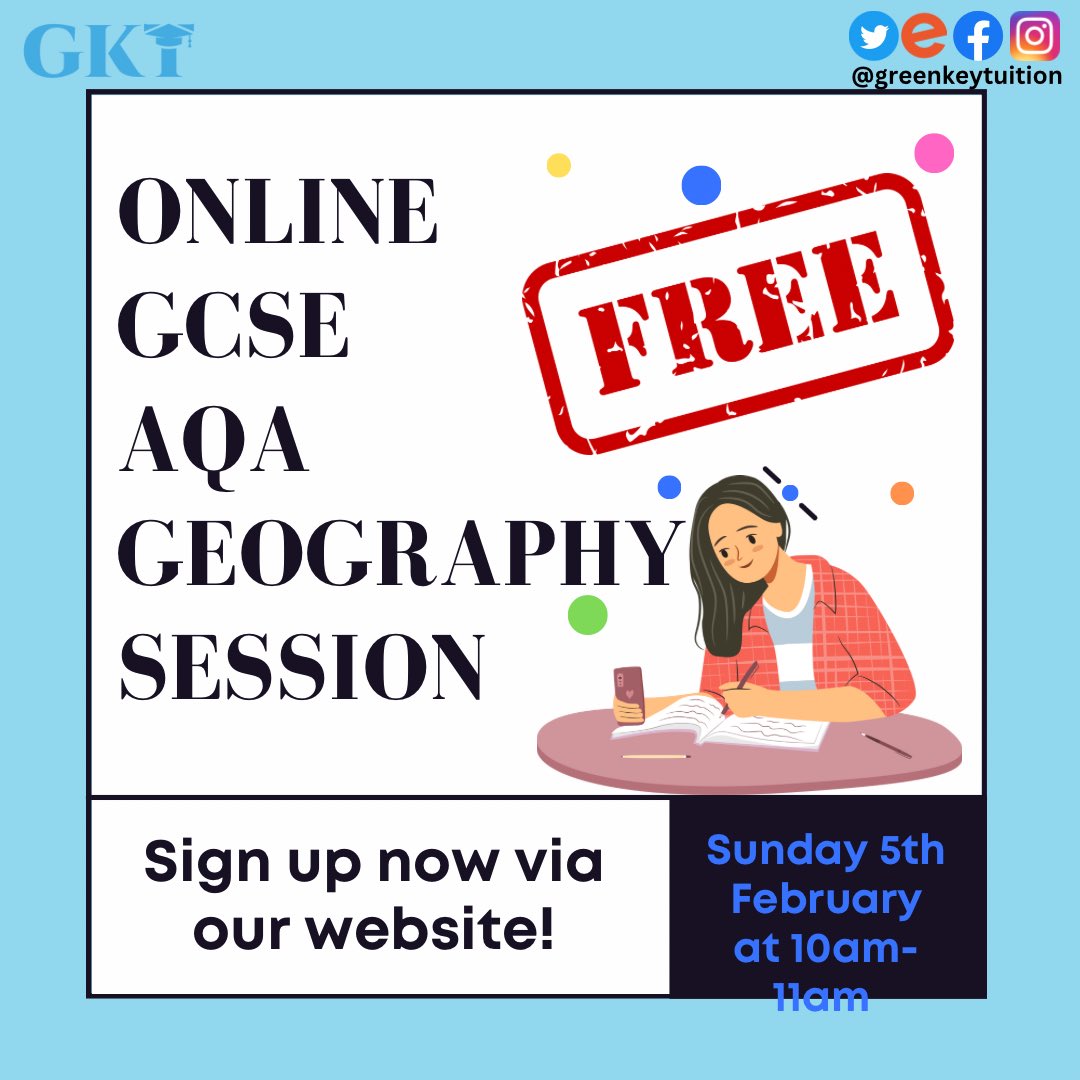 Our online GCSE masterclasses are rated 5* on Google!!! Sign up via our website! Looking forward to seeing you then 👀…

#school #college #tutoring #alevels #Gcse #gcses #tutorials #study #revision #geography #english #maths #biology #chemistry #physics #history #extrarevision