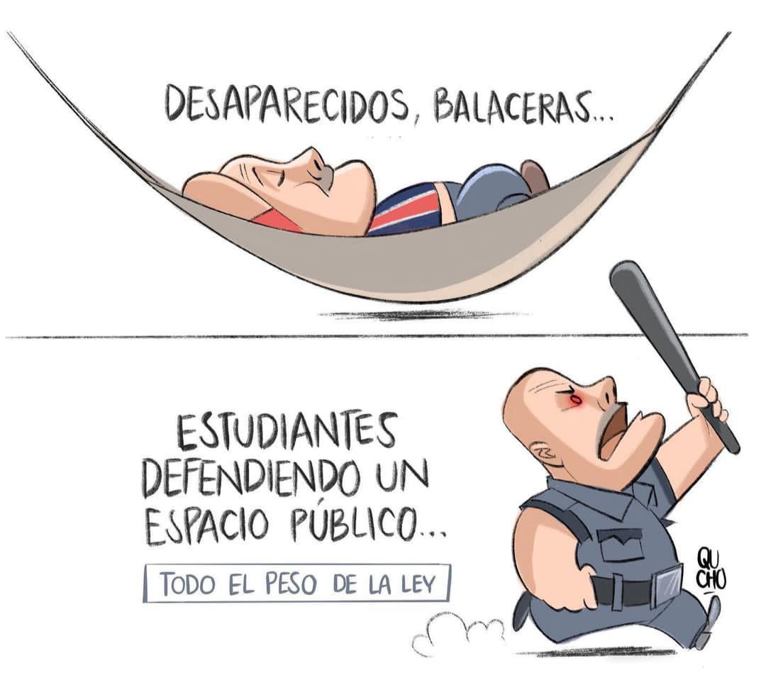 #ALosDesaparecidosLosQueremosVivos 
#ALosEstudiantesLosQueremosLibres
#AlfaroRepresor #ElCriminalEresTu <a href="/EnriqueAlfaroR/">Enrique Alfaro</a>