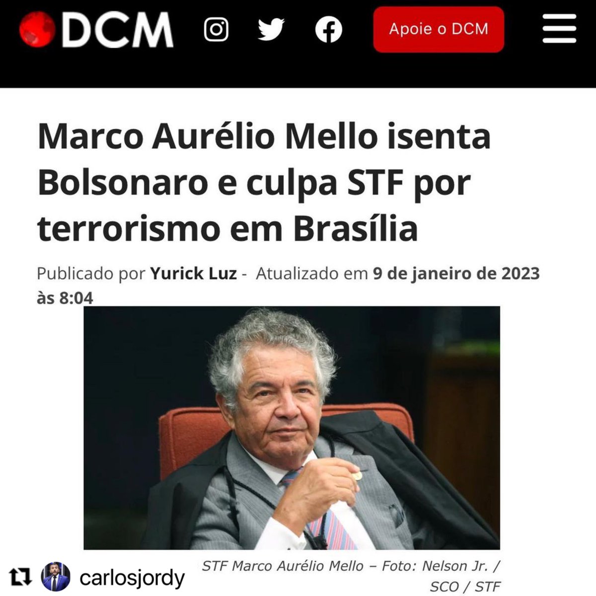 ununes2008's tweet photo. @alexandre Não concordo com o modus operandi da esquerda infiltrada. Concordo plenamente plenamente com o ex ministro. https://t.co/DxufzahbMA