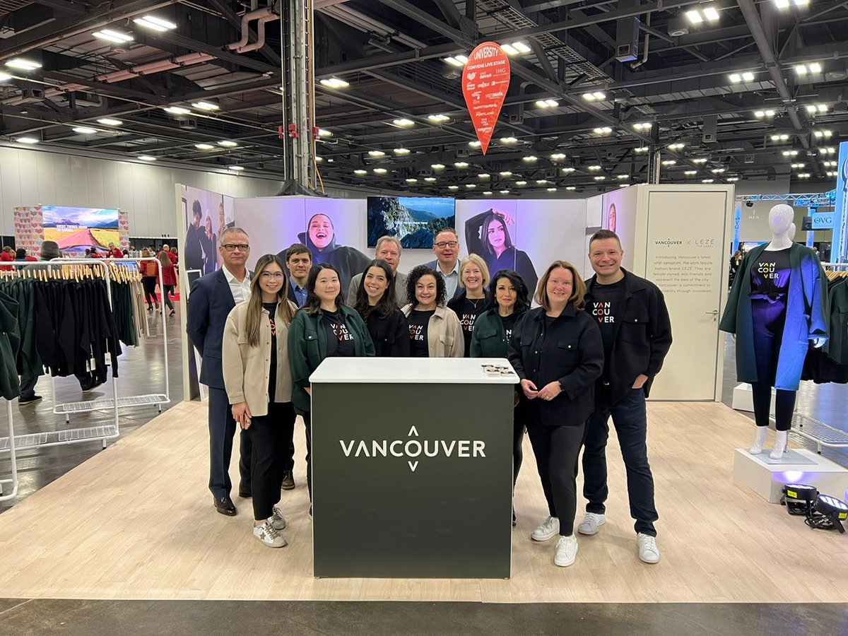 MeetVancouver's tweet photo. We're kicking off the first day of PCMA Convening Leaders. Come by our booth to experience sustainability, innovation and style.
#PCMAcl #PCMA2023 https://t.co/JkIpGYGrW1