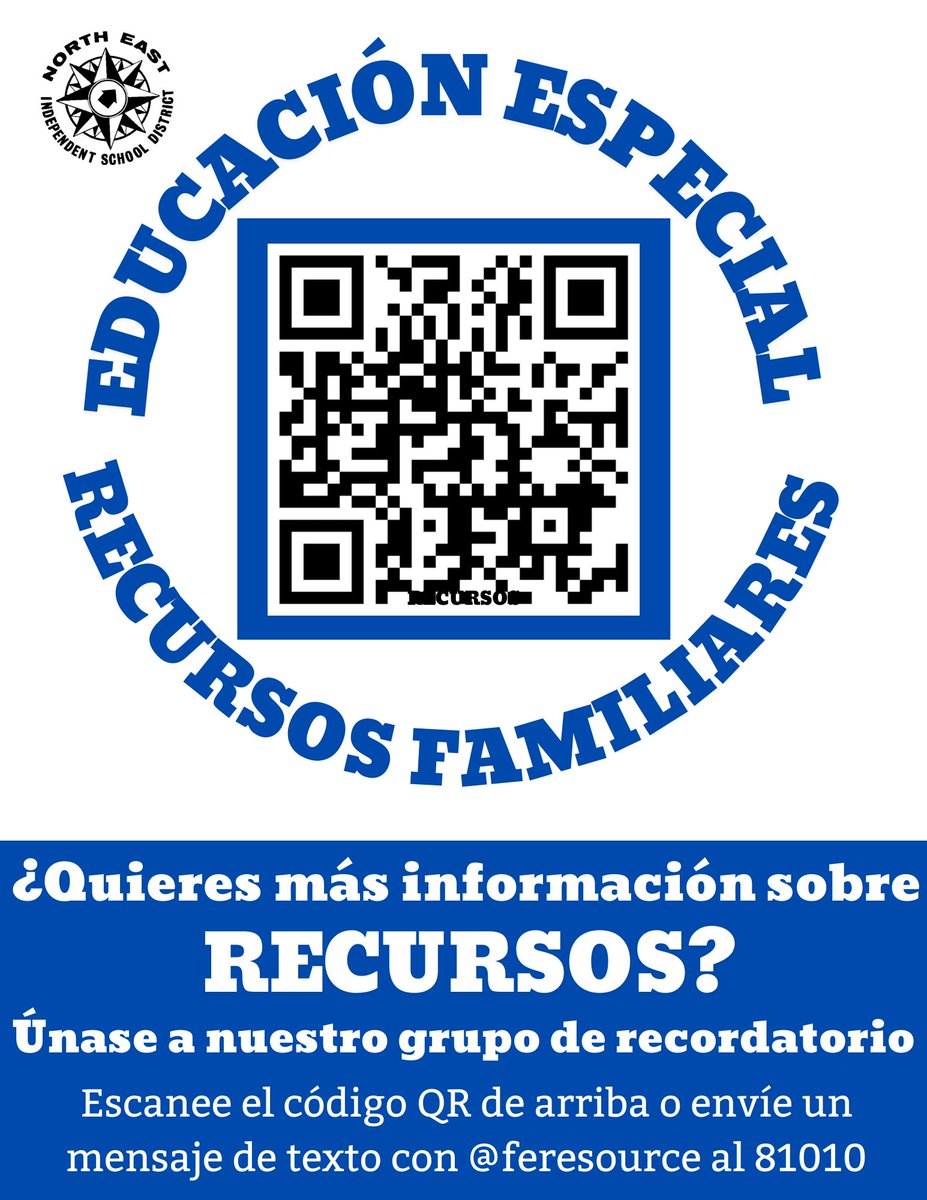 Are you looking for ways to find out more about resources available to support students with disabilities and their families? 
Join our Remind Group to stay up to date with information and opportunities to learn from others.