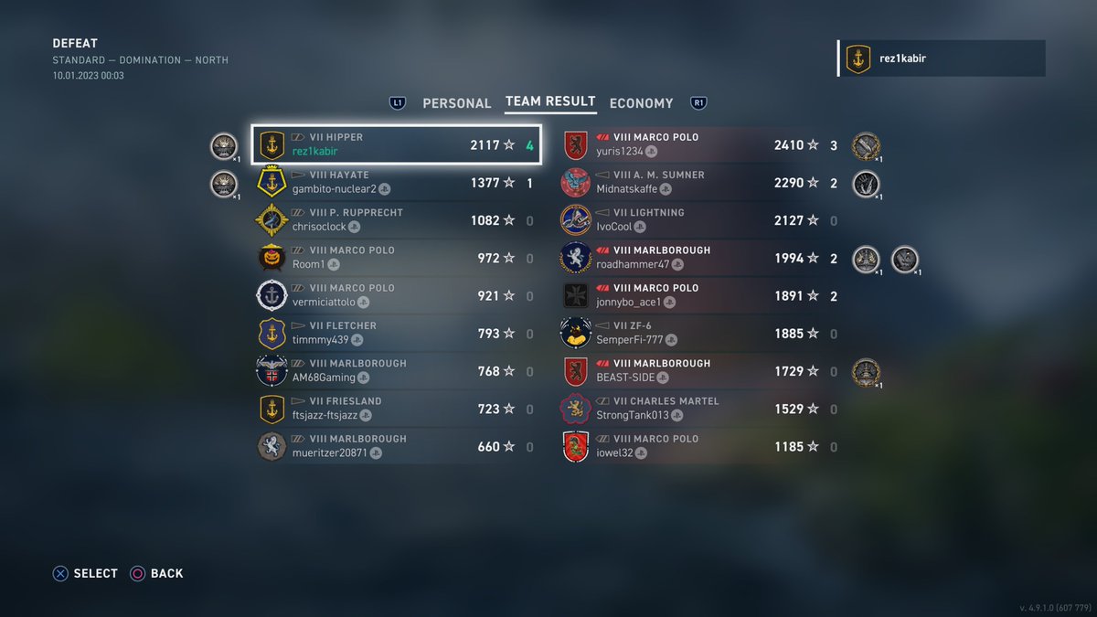 rez_1kabir's tweet photo. Yet another battle where team folding hilariously ends in defeat.

Yet another reason for skill based matchmaking that WG ignores. Smh

This is not fun Wargaming. Which players would pay for experiences like this?

#WorldofWarshipsLegends, #DevsDontCare, #wowsl, #WorldofWarships https://t.co/ksut20v18r