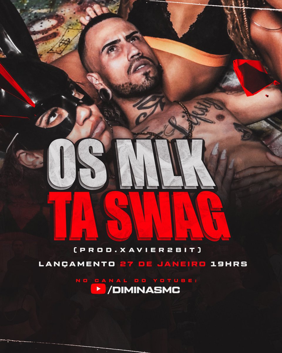 apresento a vcs meu novo projeto solo “OS MLK TA SWAG (PROD. <a href="/xavier2bit/">Xavier2bit</a> )” …
DIA 27 DE JAN LANÇAMENTO OFICIAL AS 19H 
explaaanaaa pra geraaaal🙅🏻‍♂️♥️