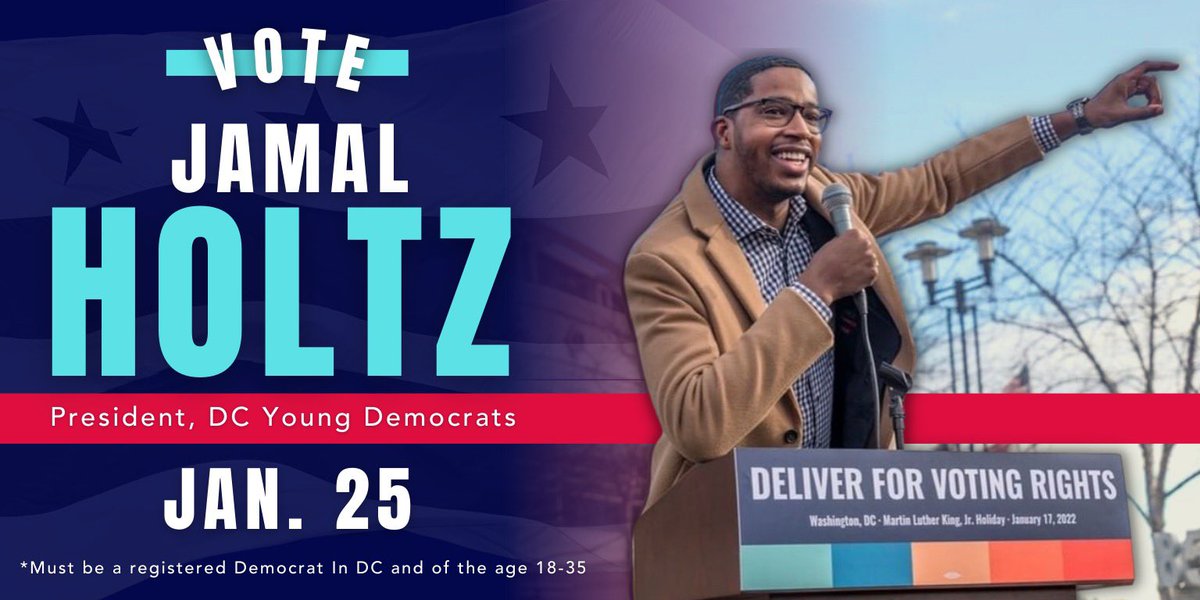 I’m thrilled to announce that I’m running to be the next (&amp; first Gen-Z) President of <a href="/DCYDs/">DC Young Democrats</a>! I have gotten the opportunity to organize and build coalitions locally &amp; nationally to help advance #DCvalues and fight for our Democratic principles, especially achieving #DCstatehood.