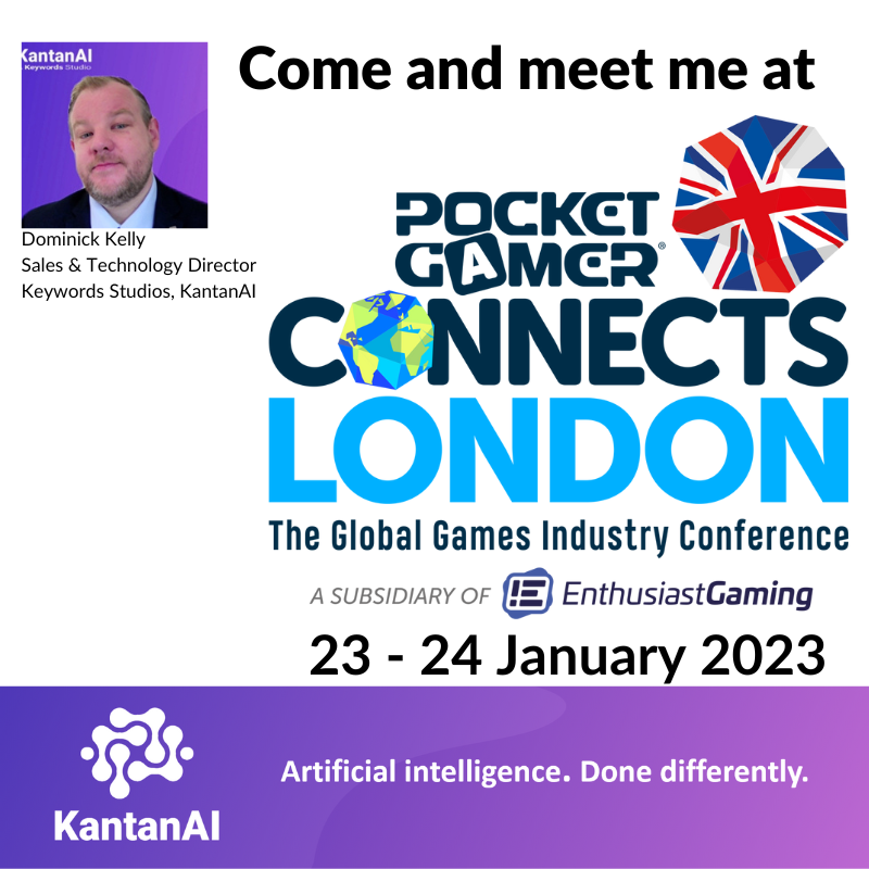 KantanMT's tweet photo. Come and meet me at Pocket Gamer Connects, London, the leading international conference series for the global games industry.

#KantanAI #pgconnects #CX #multlingualsupport #helpshift #ai #games #mobile #keywordsstudios https://t.co/sWr3lnY3sS