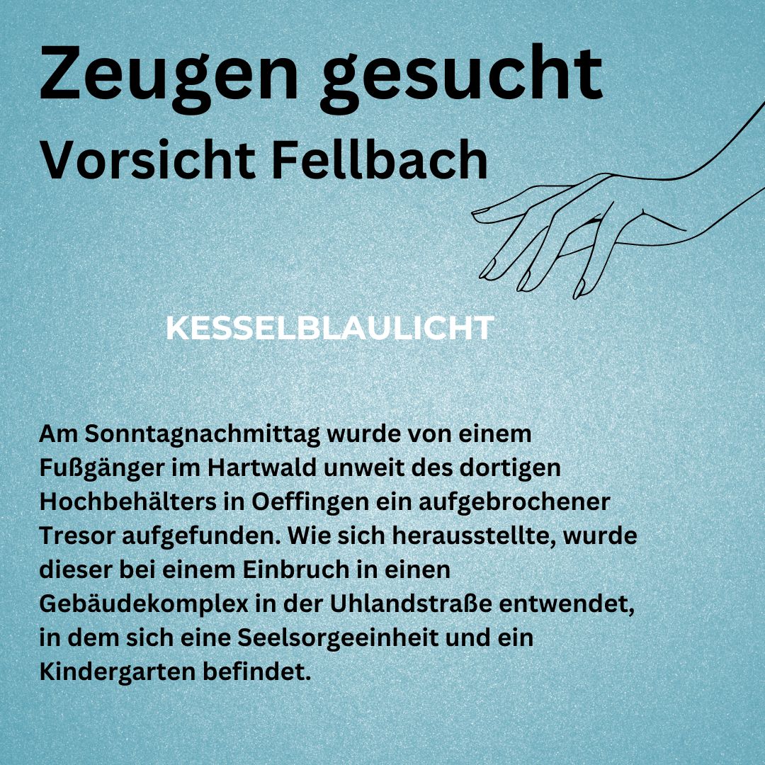 kesselblaulicht's tweet photo. Wer hat Personen mit einem Tresor gesehen? #Fellbach #Natur #Car
Am Sonntagnachmittag wurde von einem Fußgänger im #Hartwald unweit des dortigen Hochbehälters in #Oeffingen ein aufgebrochener Tresor aufgefunden. Wie sich herausstellte, Polizei in #Schmiden Tel. 0711/9519130 https://t.co/dxH693EdiL