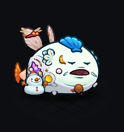 maru90210x's tweet photo. #AxieLookBook
Axie ID: 171
ronin:da4fb2903e435f912661948a4991a5ecee1f060a

The seeker of truth, Mahaxie currently lives in colder parts of the known world, preferring to behold and meditate in more uninhabited areas. He used to live and travel in many other lands too, where he https://t.co/lx7QkeVVJ2