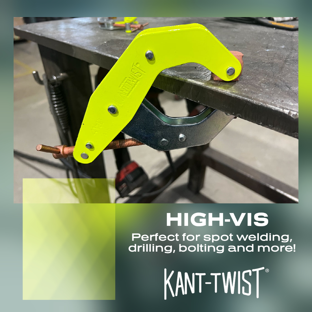 It's Mag-Mate Monday! Kant-Twist-won't-twist with our Kant Twist clamps! How cool is this high-vis color? Grab this clamp now and use it anywhere you need to hold two pieces firmly together. We have an array of sizes and application options available!

magnetics.com/product.asp?Pr…