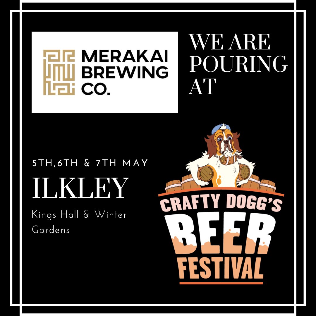Crafty Dogg Events (@crafty_dogg) on Twitter photo Brewery #3
<a href="/merakaibrewing/">Merakai Brewing CO.</a> will be joining us again this year. These guys brought some fantastic beers last year and can't wait to see what they bring this time. Brewery #3
<a href="/merakaibrewing/">Merakai Brewing CO.</a> will be joining us again this year. These guys brought some fantastic beers last year and can't wait to see what they bring this time.